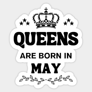 May Birthday Sticker